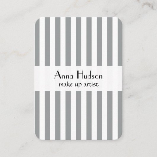 Grijze strips, Paarse strips, strips Visitekaartje (Voorkant)