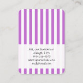 Grijze strips, Paarse strips, strips Visitekaartje (Achterkant)