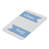 Grijze strips reinigen - Vuile wasmachine Magneten (Linkerzijde)