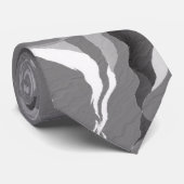 Grijze Stropdas van Camouflage (Opgerold)