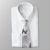 Grijze Stropdas van Floral (Gebonden)