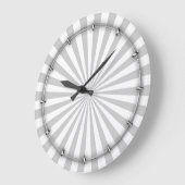 Grijze Sun Burst Spinning Wheel aanpassen Grote Klok (Hoek)