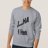 Grijze Sweat-shirt man JHA FAOUS CLOWN Trui (Voorkant)