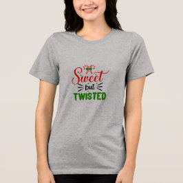 Grijze T-shirt halve mouw lief maar verwrongen