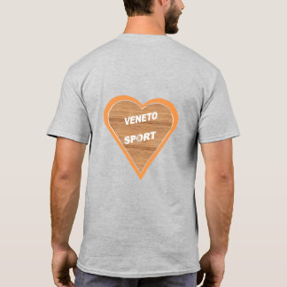 Grijze T-shirt met man VENETO SPORT