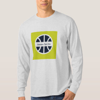 Grijze T-shirt met mouwen en sportontwerp