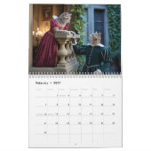 Grijze Tabby-agenda Kalender (Feb 2027)