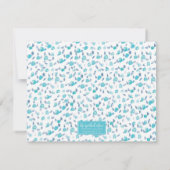 Grijze Tabby Cat gepersonaliseerde briefpapier Notitiekaartje (Achterkant)