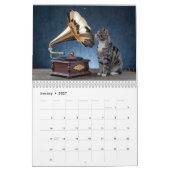 Grijze Tabby-kalender Kalender (Jan 2027)