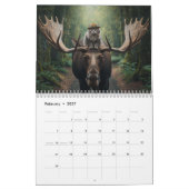 Grijze Tabby-kalender Kalender (Feb 2027)
