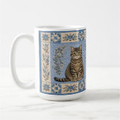 Grijze Tabby Kat Dekbed Koffiemok (Links)