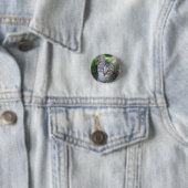 Grijze Tabbykat Knoop Ronde Button 3,2 Cm (In situ)
