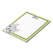 Grijze tablet blanco Notitieblok (Linkerzijde)