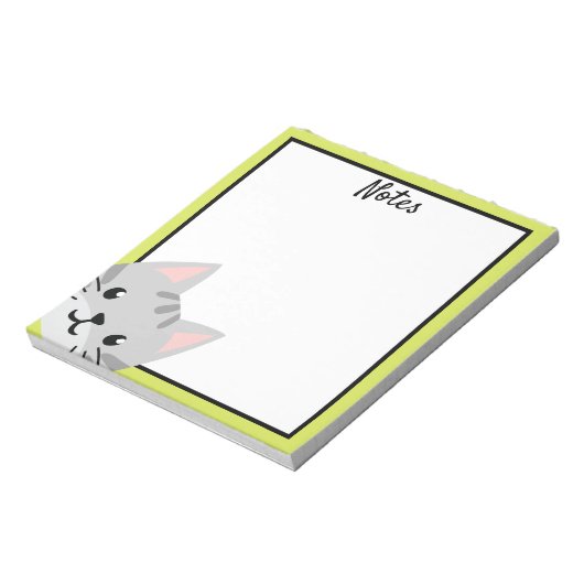 Grijze tablet blanco Notitieblok (Linkerzijde)