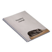 Grijze tablet druppelaar in doos notitieboek (Rechterzijde)