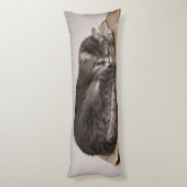 Grijze tablet druppelaar lichaamskussen (Achterkant (Verticaal))