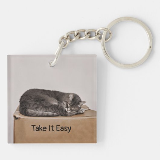 Grijze tablet druppelaar sleutelhanger (Achterkant)