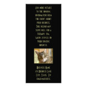 Grijze tablet Sluiten Foto Reclamekaart (Achterkant)