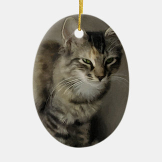 Grijze tabletten keramisch ornament
