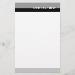 Grijze tafels briefpapier