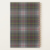 Grijze Tartan Planner (Achterkant)