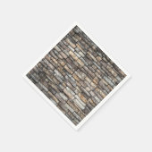 Grijze tegels bakstenen wand servet (Hoek)