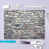Grijze tegelwand tissuepapier (Craft)