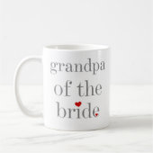 Grijze tekst Opa van Bride Koffiemok (Links)