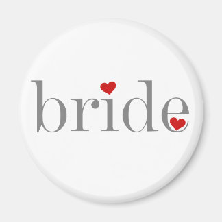 Grijze tekstbride magneet