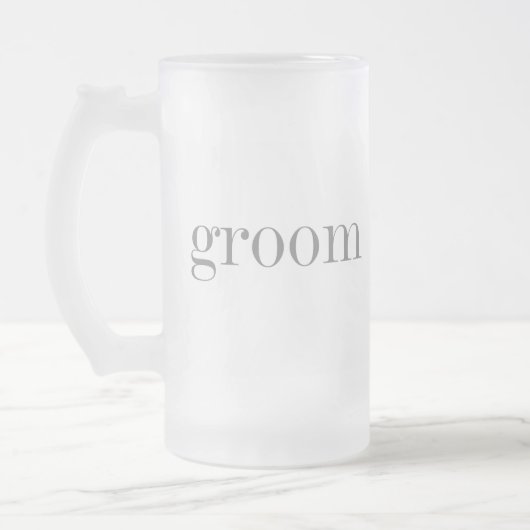 Grijze tekstgroep matglas bierpul (Links)