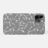 Grijze terrazzo Minimale moderne Case-Mate iPhone Case (Achterkant (horizontaal))