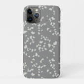 Grijze terrazzo Minimale moderne Case-Mate iPhone Case (Achterkant)