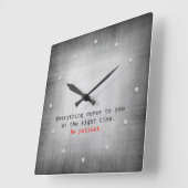 Grijze Textuur & de Inspirerend Klok van de Muur (Hoek)