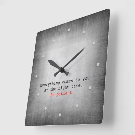 Grijze Textuur & de Inspirerend Klok van de Muur (Hoek)