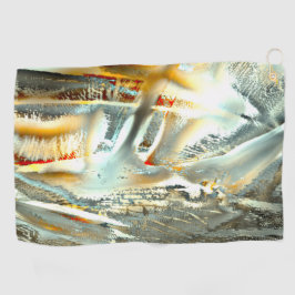 Grijze textuur die onderdelen brandt tot digitale  golfhanddoek