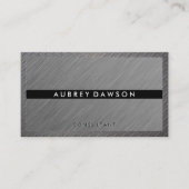 Grijze textuur | Staalgrens Visitekaartje (Voorkant)