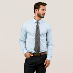 Grijze textuur stropdas