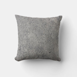 Grijze textuur van betoncement kussen