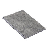 Grijze textuur van betoncement notitieboek (Rechterzijde)
