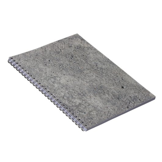 Grijze textuur van betoncement notitieboek (Rechterzijde)