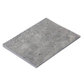 Grijze textuur van betoncement notitieboek (Linkerzijde)