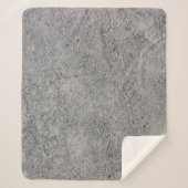 Grijze textuur van betoncement sherpa deken (Voorkant)