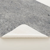 Grijze textuur van betoncement sherpa deken (3/4)