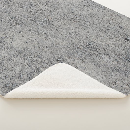 Grijze textuur van betoncement sherpa deken (3/4)