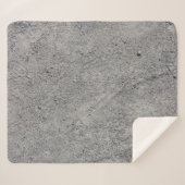 Grijze textuur van betoncement sherpa deken (Voorkant (horizontaal))