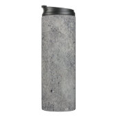 Grijze textuur van betoncement thermosbeker (Geroteerd rechts)