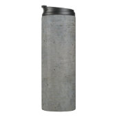 Grijze textuur van betoncement thermosbeker (Geroteerd rechts)
