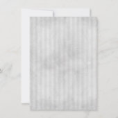 Grijze Thanksgiving Pompoenen en Squash Dinner Kaart (Achterkant)