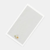 Grijze Thanksgiving Pumpkin Monogram Servet (Hoek)