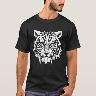 Grijze Tijger T-shirt: een opvallend ontwerp voor T-shirt